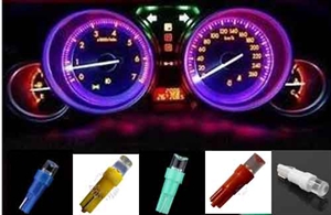 Picture of 10 x T5 LED Super Dashboard Bulbs 5 colour