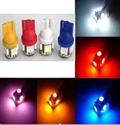 Picture of 2PCS T10 3CHIPS LIGHT 5 SMD LED BULBS 6 colors