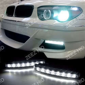 Picture of WHITE 8 LED DAYTIME RUNNING/FOG LIGHTS BUMPER LAMP
