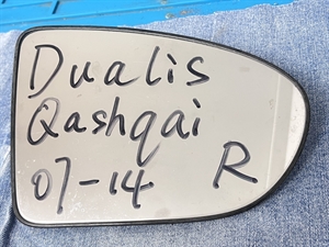 Picture of Nissan Dualis Qashqai door mirror Glass Right 2007-2014 3001-845